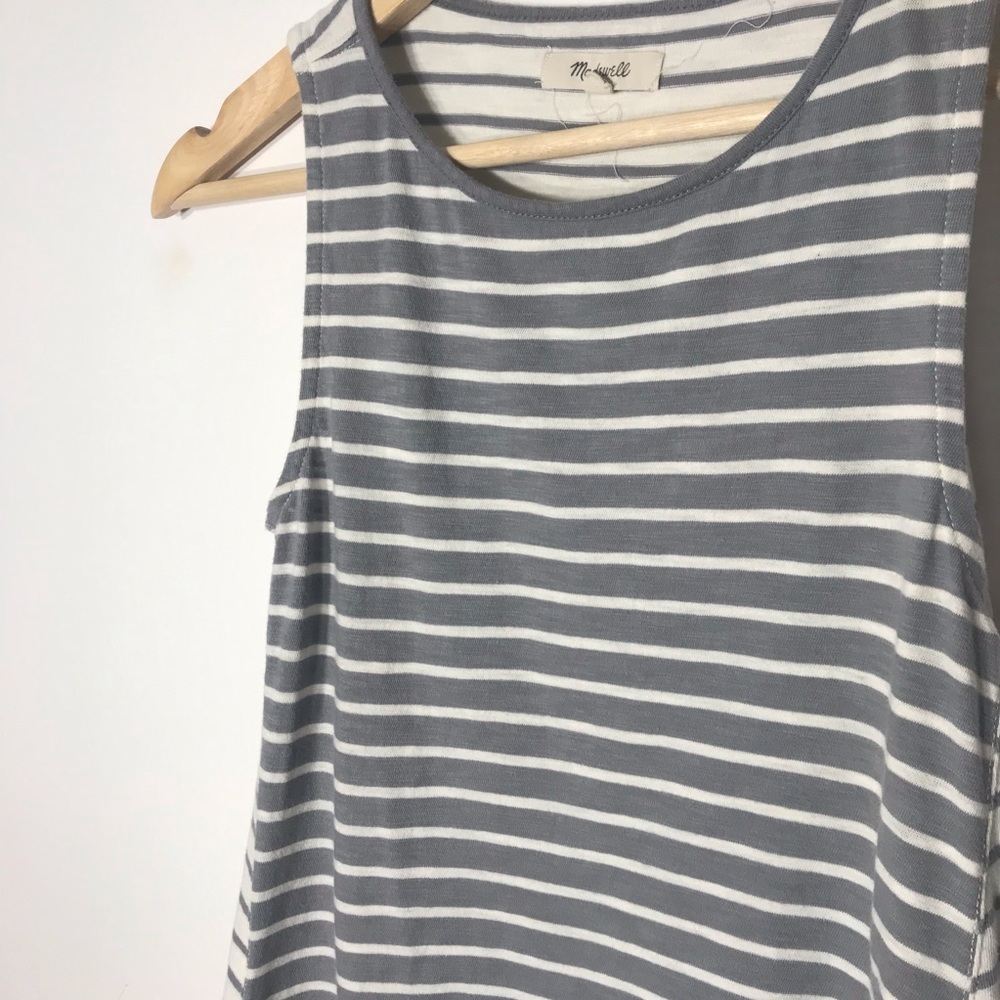 Madewell Stripped Tank Top - Picture 2 of 4